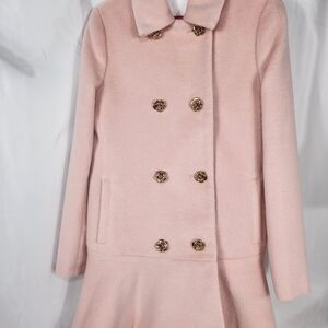 Betsey Johnson Pink Double-Breasted Coat